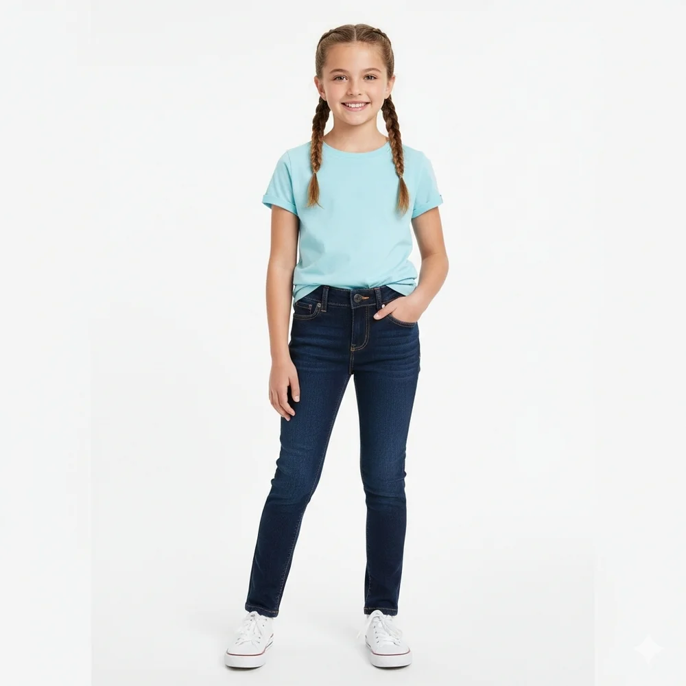 Children's Place skinny Jeans toddlers Girls‎ navy size 6